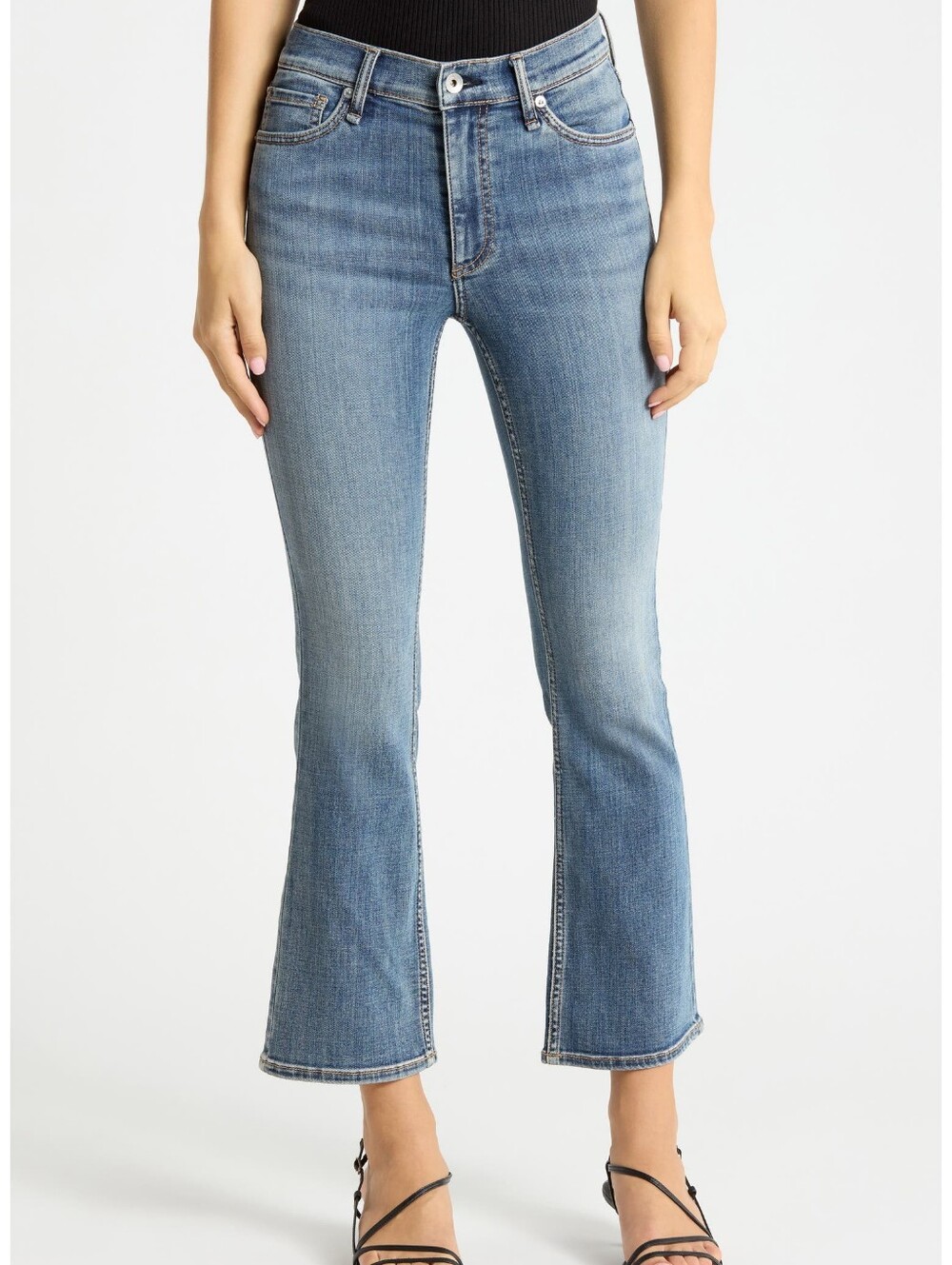 rag & bone Piper Mid High Rise Wide Leg Size Medium